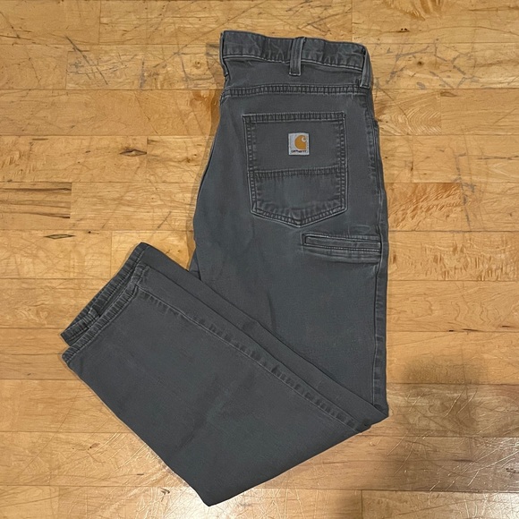 Carhartt Dark Gray Straight Relaxed Fit Jeans - Picture 4 of 6